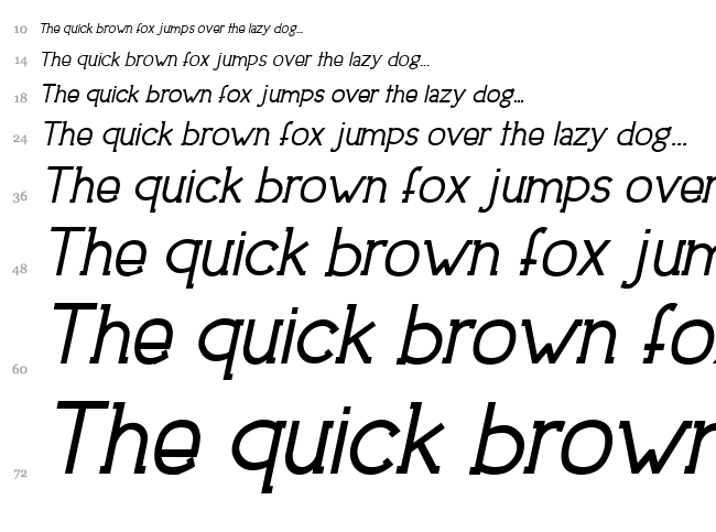 Downtown Elegance font waterfall